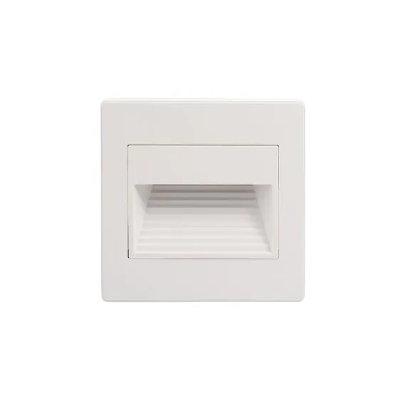 Denkirs DK3050-WH Светильник встраиваемый в стену, IP 20, LED 3000, 1 Вт, белый, пластик, изображение 3