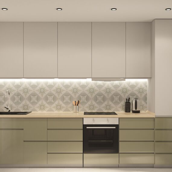 Denkirs DK3012-BK Встраиваемый светильник влагозащ., IP 44, 50 Вт, GU10, черный, алюминий, изображение 6