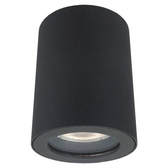 Denkirs DK3007-BK Накладной светильник влагозащ., IP 44, 15 Вт, GU10, черный, алюминий, изображение 2