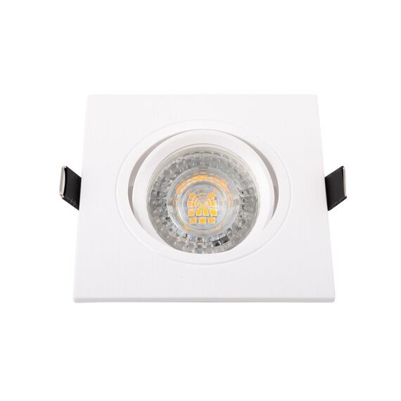 Denkirs DK3021-WH Встраиваемый светильник, IP 20, 10 Вт, GU5.3, LED, белый, пластик, изображение 3