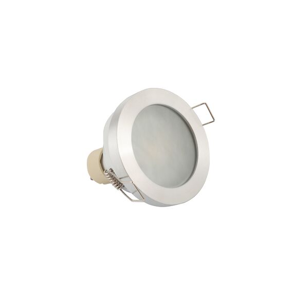 Denkirs DK3012-AL Встраиваемый светильник влагозащ., IP 44, 50 Вт, GU10, серый, алюминий, изображение 4