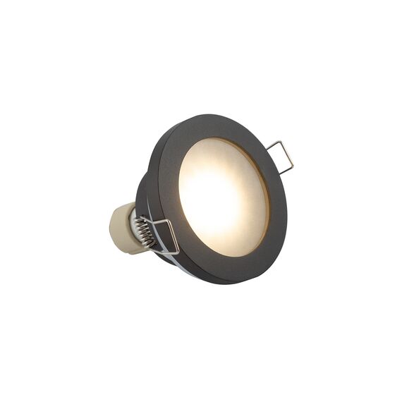 Denkirs DK3012-BK Встраиваемый светильник влагозащ., IP 44, 50 Вт, GU10, черный, алюминий, изображение 3