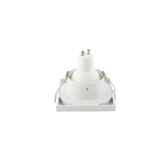 Denkirs DK3014-WH Встраиваемый светильник влагозащ., IP 44, 50 Вт, GU10, белый, алюминий, изображение 5