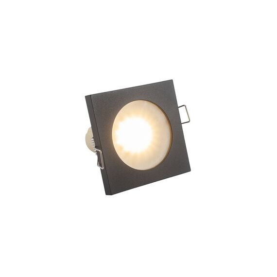 Denkirs DK3015-BK Встраиваемый светильник влагозащ., IP 44, 50 Вт, GU10, черный, алюминий, изображение 3