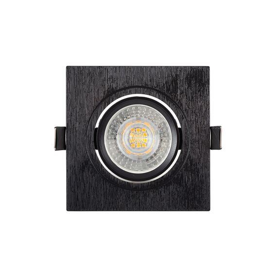 Denkirs DK3021-BK Встраиваемый светильник, IP 20, 10 Вт, GU5.3, LED, черный, пластик