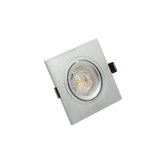 Denkirs DK3021-CM Встраиваемый светильник, IP 20, 10 Вт, GU5.3, LED, серый, пластик, изображение 2
