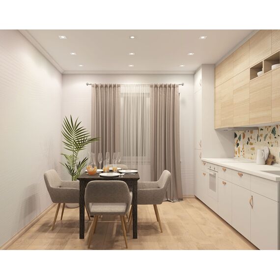 Denkirs DK3021-CM Встраиваемый светильник, IP 20, 10 Вт, GU5.3, LED, серый, пластик, изображение 5