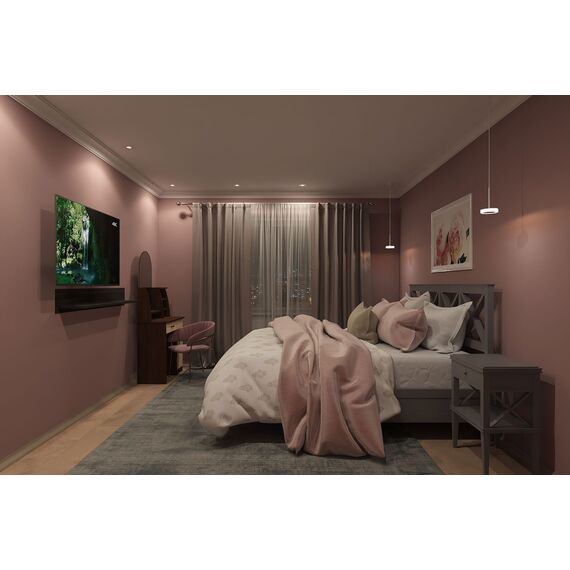 Denkirs DK3021-CM Встраиваемый светильник, IP 20, 10 Вт, GU5.3, LED, серый, пластик, изображение 6