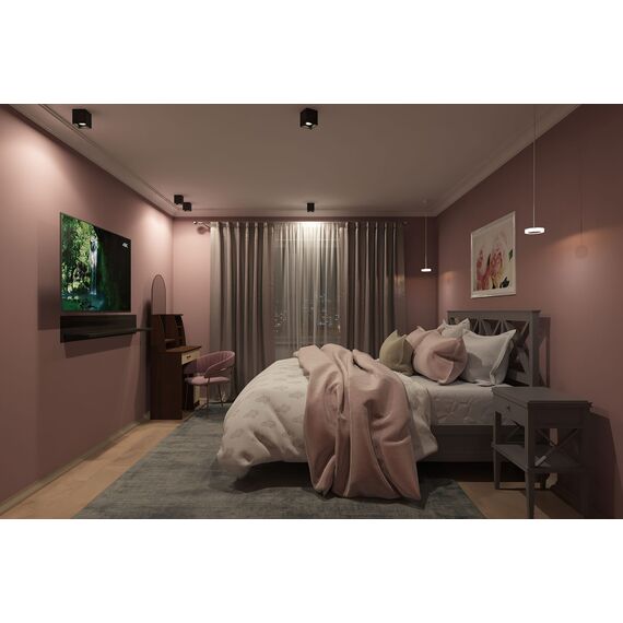 Denkirs DK3030-BK Светильник накладной IP 20, 10 Вт, GU5.3, LED, черный, пластик, изображение 5