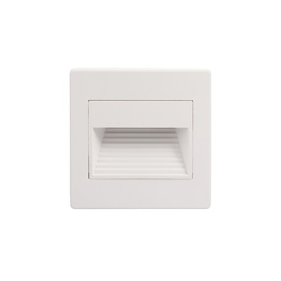Denkirs DK3050-WH Светильник встраиваемый в стену, IP 20, LED 3000, 1 Вт, белый, пластик, изображение 3