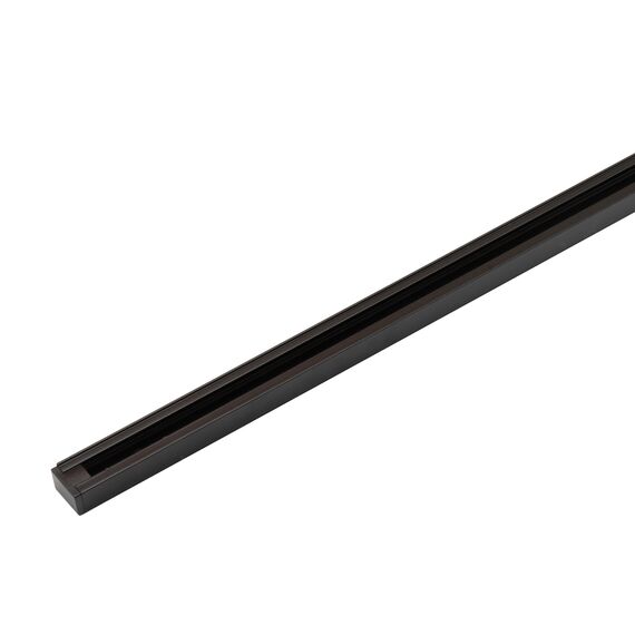 Denkirs TR1001-BK Шинопровод однофазный, 1 м, черный, заглушки в комплекте