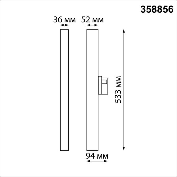 NOVOTECH 358856 PORT NT22 142 белый Светильник трехфазный трековый светодиодный IP20 LED 4000K 30W 220V ITER, изображение 2