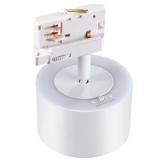 NOVOTECH 358976 PORT NT22 145 белый Трехфазный трековый светильник с переключ. цв. температуры IP20 LED 3000К\4000К\6000К 12W вниз + 3W вверх 110-265V GIRO, изображение 9