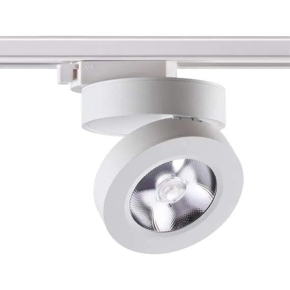 NOVOTECH 357986 PORT NT19 122 белый Светильник трековый однофазный трехжильный IP20 LED 3000К 12W 220V GRODA