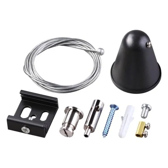 NOVOTECH 135071 PORT NT19 137 черный Подвесной комплект с 2-х метровым тросом IP20