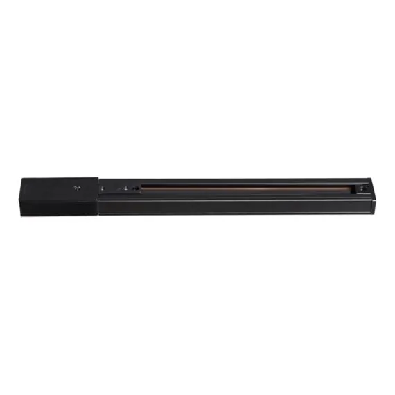 NOVOTECH 135003 PORT NT18 098 черный Однофазный трехжильный шинопровод с токопроводом и заглушкой, 2м IP20 220V