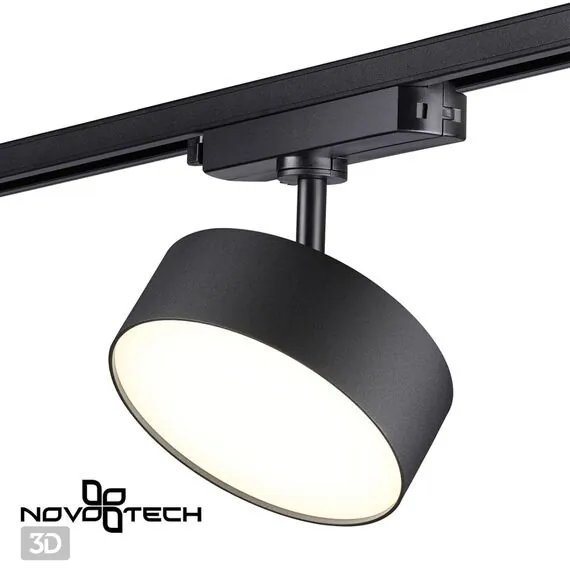 NOVOTECH 358756 PORT NT21 104 черный Светильник трековый однофазный трехжильный IP20 LED 24W 4000K 2100Лм 100-265V PROMETA, изображение 5