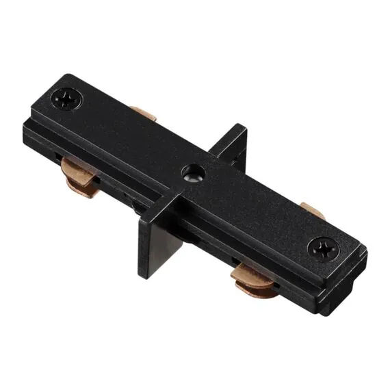 NOVOTECH 135007 PORT NT18 099 черный Соединитель внутренний с токопроводом для однофазного трехжильного шинопровода IP20