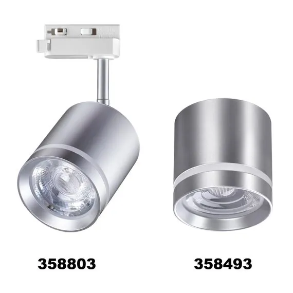 NOVOTECH 358803 PORT NT21 119 серебро Светильник трековый однофазный трехжильный IP20 LED 15W 1300Лм 4000K 85-265V ARUM, изображение 6