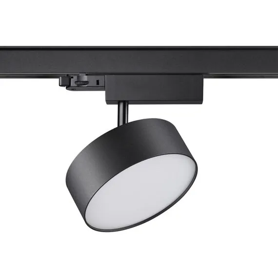 NOVOTECH 358759 PORT NT21 148 черный Трехфазный трековый светодиодный светильник IP20 LED 24W 4000K 2100Лм 100-265V PROMETA