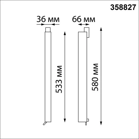 NOVOTECH 358827 PORT NT22 112 черный Светильник трековый однофазный трехжильный IP20 LED 4000K 30W 220V ITER, изображение 2