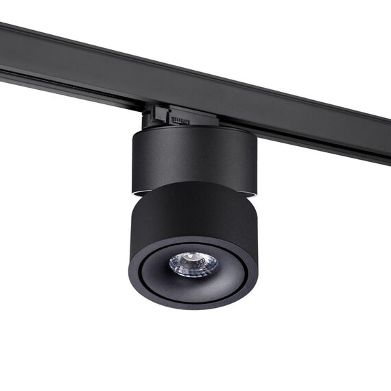 NOVOTECH 358779 PORT NT21 149 черный Трехфазный трековый светодиодный светильник IP20 LED 15W 4000K 1300Лм 100-265V GRODA, изображение 5