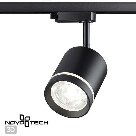 NOVOTECH 358801 PORT NT21 119 черный Светильник трековый однофазный трехжильный IP20 LED 15W 1300Лм 4000K 85-265V ARUM, изображение 7
