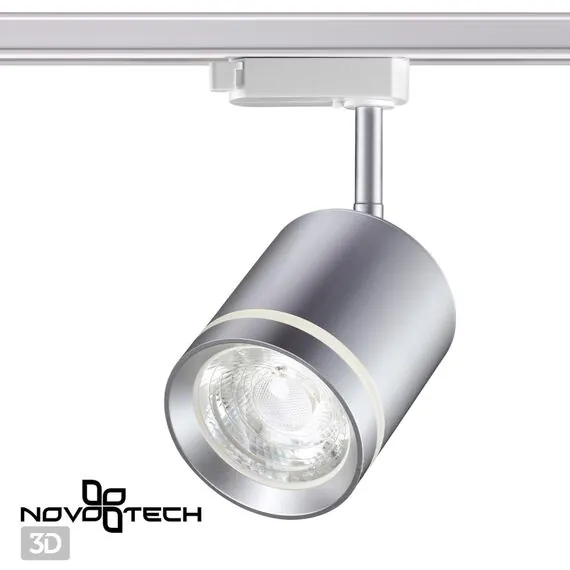 NOVOTECH 358803 PORT NT21 119 серебро Светильник трековый однофазный трехжильный IP20 LED 15W 1300Лм 4000K 85-265V ARUM, изображение 7