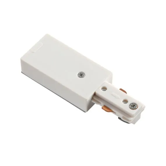 NOVOTECH 135014 PORT NT18 099 белый Соединитель-токопровод для однофазного трехжильного шинопровода IP20 220V