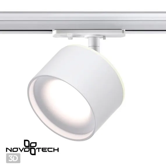 NOVOTECH 358973 PORT NT22 108 белый Светильник трековый однофазный трехжильный с переключ. цв. температуры IP20 LED 3000К\4000К\6000К 12W вниз + 3W вверх 110-2, изображение 5