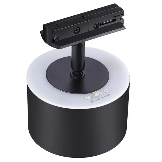 NOVOTECH 358974 PORT NT22 108 черный Светильник трековый однофазный трехжильный с переключ. цв. температуры IP20 LED 3000К\4000К\6000К 12W вниз + 3W вверх 110-, изображение 9