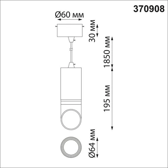 NOVOTECH 370908 OVER NT22 251 белый/хром Светильник накладной IP20 GU10 9W 220V DELTA, изображение 2