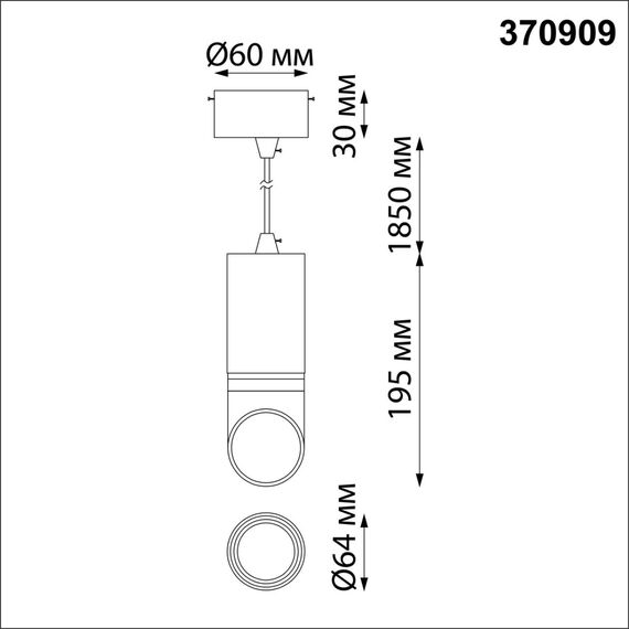 NOVOTECH 370909 OVER NT22 251 черный/золото Светильник накладной IP20 GU10 9W 220V DELTA, изображение 2