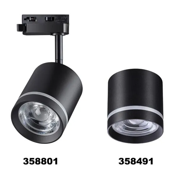 NOVOTECH 358801 PORT NT21 119 черный Светильник трековый однофазный трехжильный IP20 LED 15W 1300Лм 4000K 85-265V ARUM, изображение 6