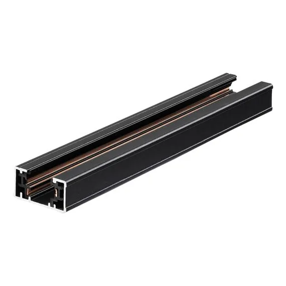 NOVOTECH 135001 PORT NT18 098 черный Однофазный трехжильный шинопровод с токопроводом и заглушкой, 1м IP20 220V, изображение 3