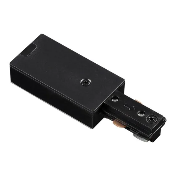NOVOTECH 135015 PORT NT18 099 черный Соединитель-токопровод для однофазного трехжильного шинопровода IP20 220V