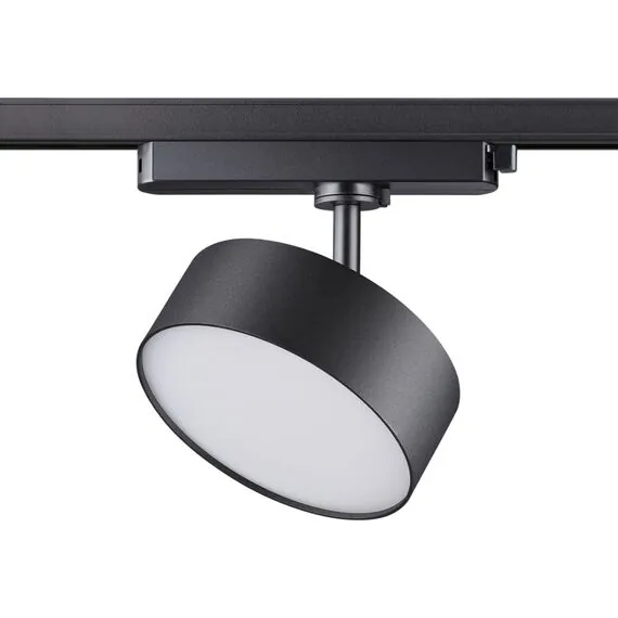 NOVOTECH 358756 PORT NT21 104 черный Светильник трековый однофазный трехжильный IP20 LED 24W 4000K 2100Лм 100-265V PROMETA