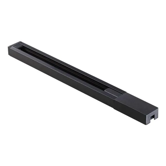 NOVOTECH 135138 PORT NT22 086 черный Шинопровод однофазный двухжильный (универсальный) с токопроводом и заглушкой, 2м IP20 220V