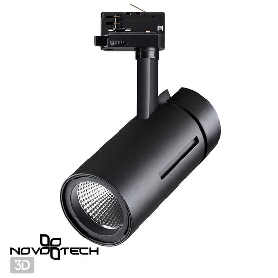 NOVOTECH 358595 PORT NT21 150 черный Трехфазный трековый cветильник IP20 LED 4000K 30W 175-245V DEP, изображение 5