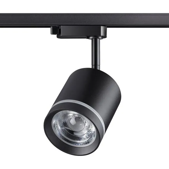 NOVOTECH 358801 PORT NT21 119 черный Светильник трековый однофазный трехжильный IP20 LED 15W 1300Лм 4000K 85-265V ARUM