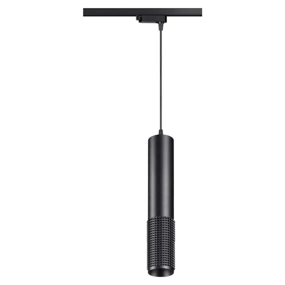 NOVOTECH 358501 PORT NT21 084 черный Светильник трековый однофазный трехжильный, провод 1м IP20 LED 4000K 12W 220V MAIS LED