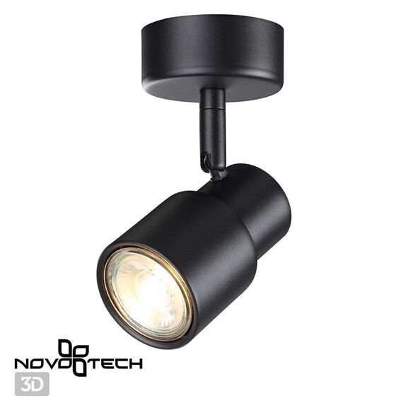 NOVOTECH 370922 OVER NT22 258 черный Светильник накладной IP20 GU10 50W 220V MOLO, изображение 4
