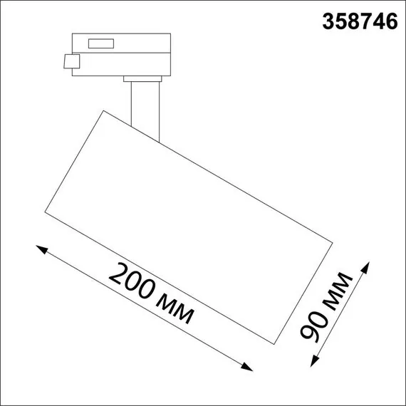 NOVOTECH 358746 PORT NT21 109 белый Светильник трековый однофазный трехжильный с переключ. цв.температуры IP20 LED 3000К\4000К\6000К 30W 100-265V NAIL, изображение 2