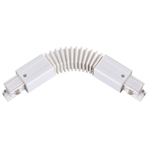 NOVOTECH 135066 PORT NT19 137 белый Соединитель гибкий с токопроводом для трехфазного шинопровода IP20 220V