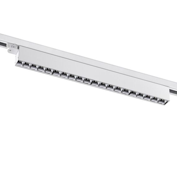 NOVOTECH 358846 PORT NT22 141 белый Светильник трехфазный трековый светодиодный IP20 LED 4000K 30W 220V ITER