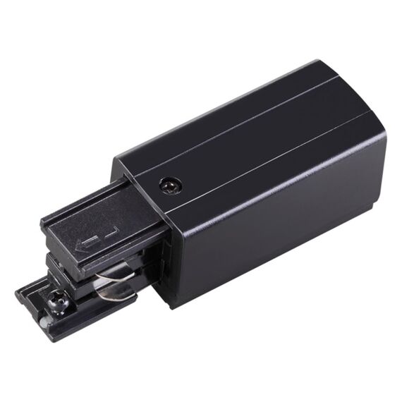 NOVOTECH 135047 PORT NT19 137 черный Соединитель-токопровод-левый для трехфазного шинопровода IP20 220V