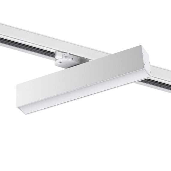 NOVOTECH 358854 PORT NT22 142 белый Светильник трехфазный трековый светодиодный IP20 LED 4000K 18W 220V ITER