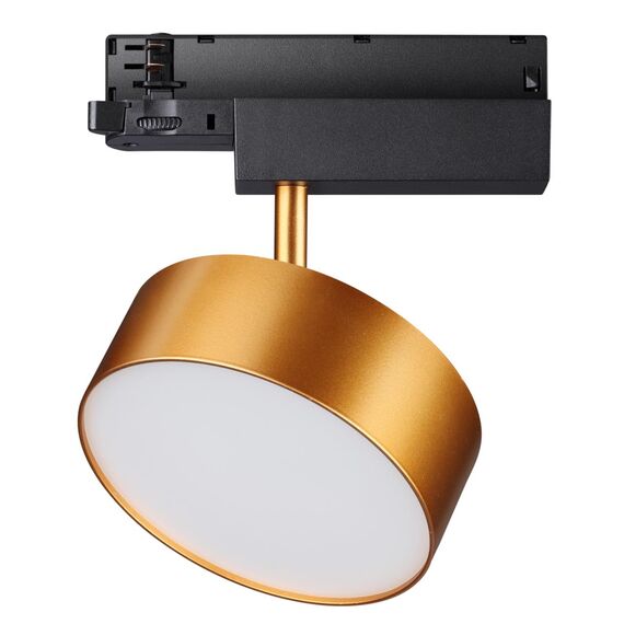 NOVOTECH 358760 PORT NT21 148 матовое золото Трехфазный трековый светодиодный светильник IP20 LED 24W 4000K 2100Лм 100-265V PROMETA, изображение 6
