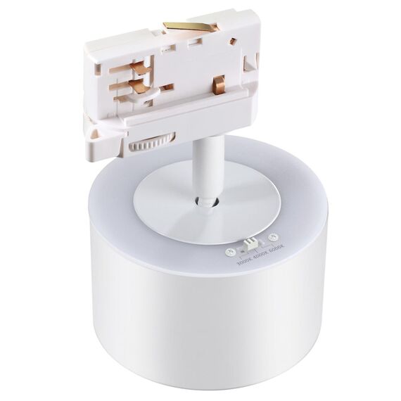 NOVOTECH 358976 PORT NT22 145 белый Трехфазный трековый светильник с переключ. цв. температуры IP20 LED 3000К\4000К\6000К 12W вниз + 3W вверх 110-265V GIRO, изображение 9
