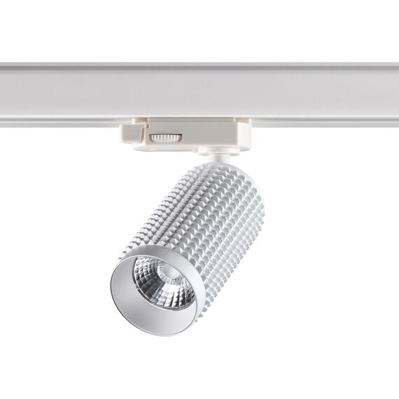 NOVOTECH 358499 PORT NT21 128 белый Трехфазный трековый светодиодный cветильник IP20 LED 4000K 12W 220V MAIS LED